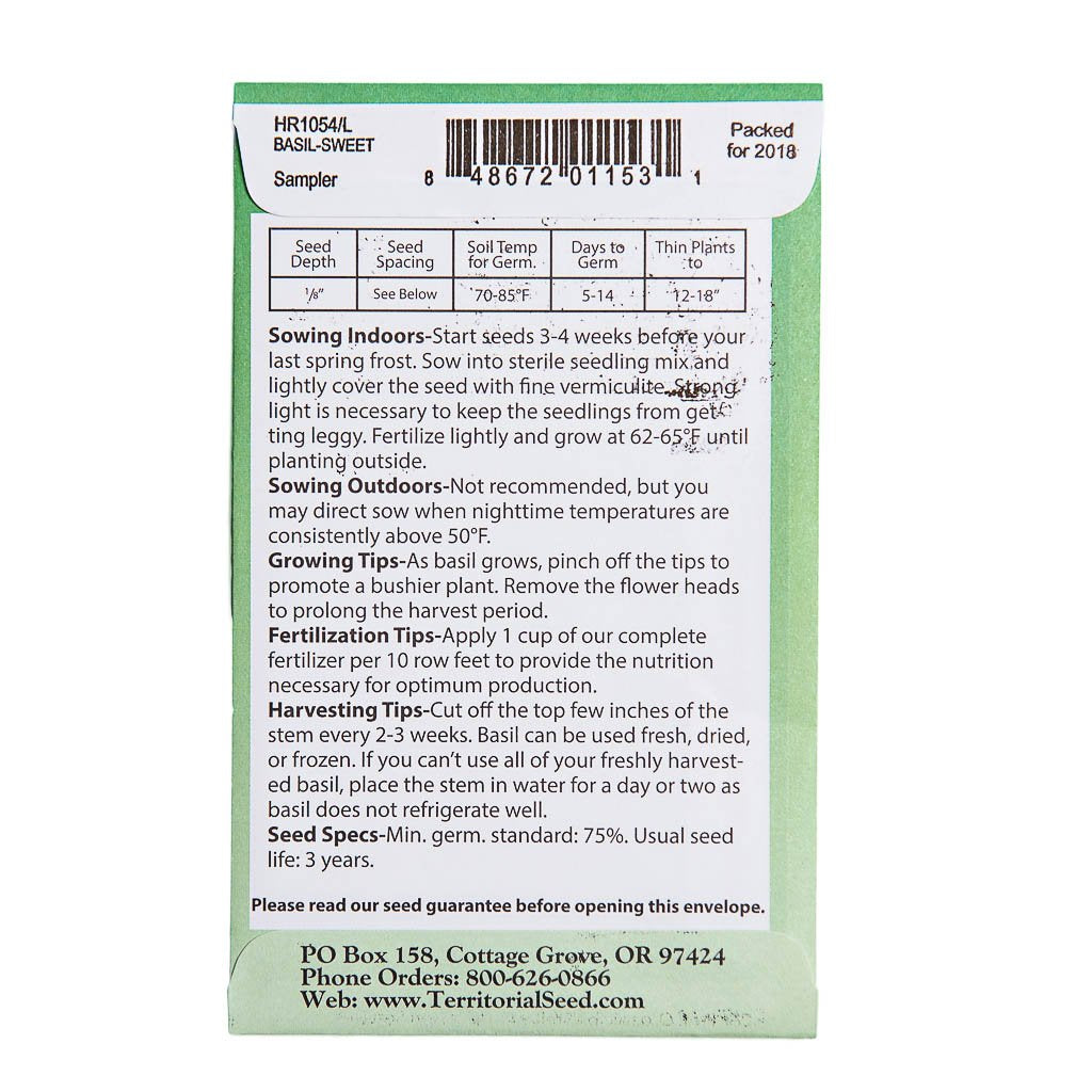 Sweet Basil Seeds | smallpetselect-development