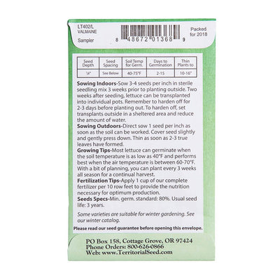 Valmaine Lettuce Seeds | smallpetselect-development