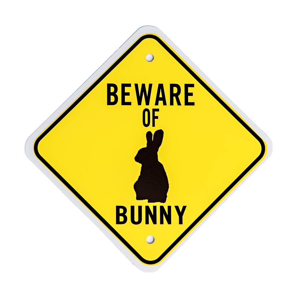 Beware Of Bunny Sign | smallpetselect-development