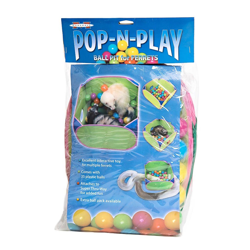 Pop-n-Play Ball Pit for ferrets | smallpetselect-development