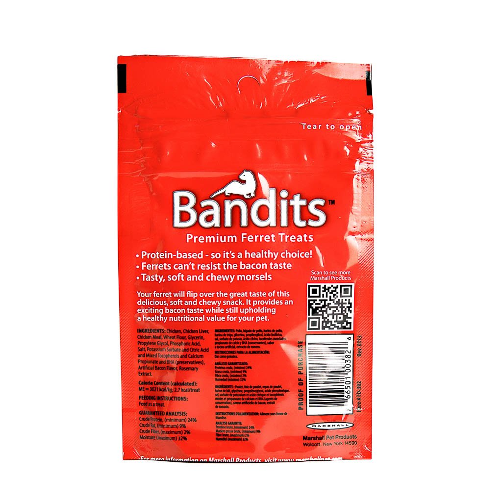 Bandit's Meaty Bacon Treats, Marshalls | smallpetselect-development