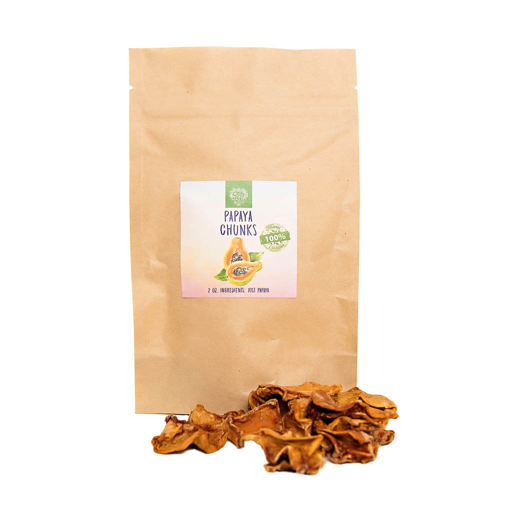 Organic Papaya Chunks (2oz) | smallpetselect-development